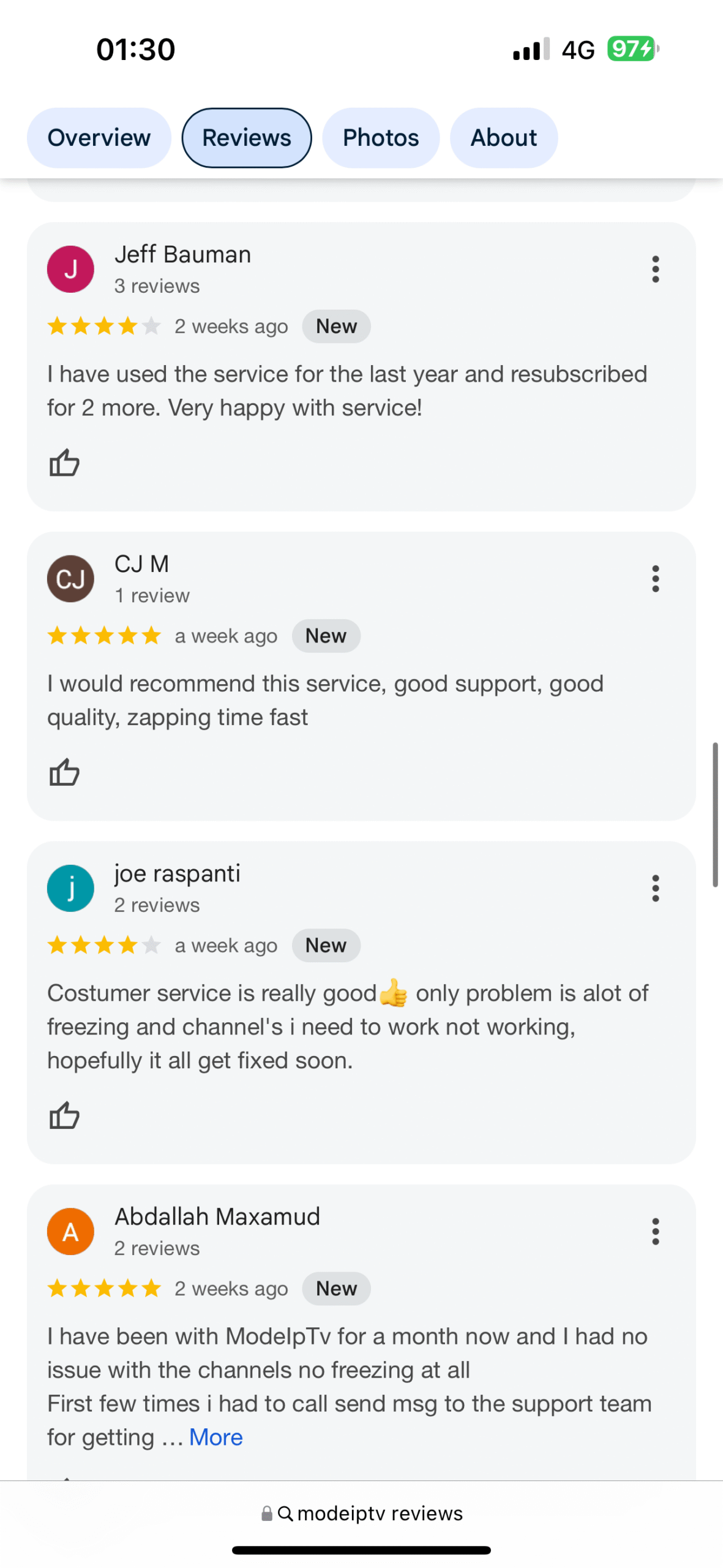 Mycket nöjd med kvalitet och support’ - säger Joe.
